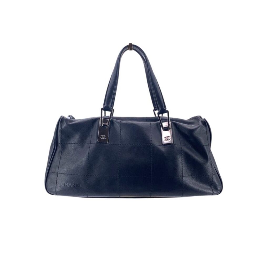 Chanel Vintage Leather Handbag Boston